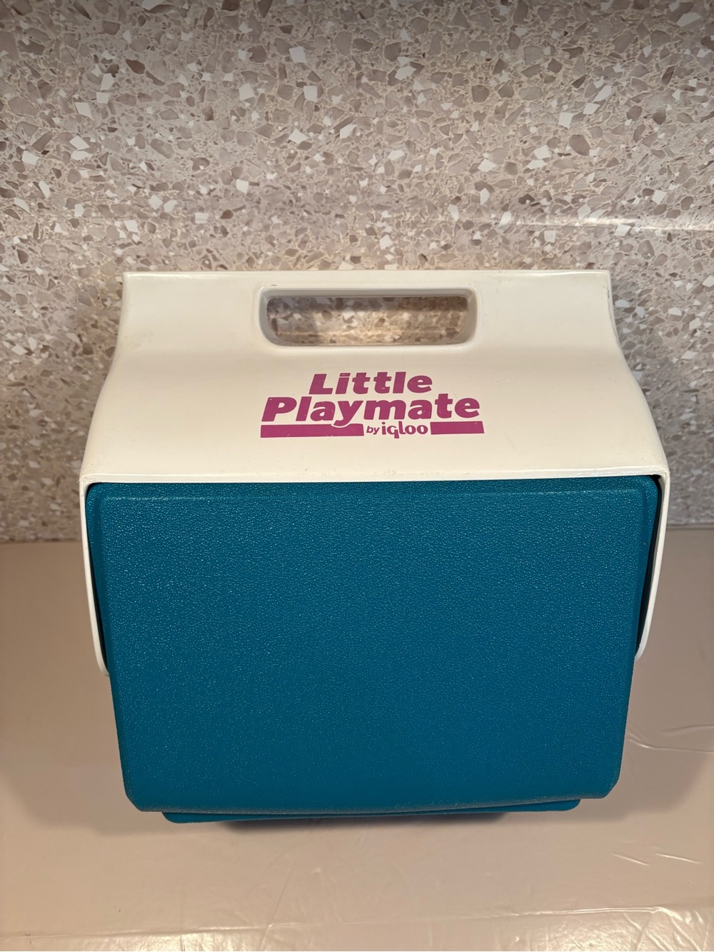 Vintage 90’s Teal & Purple little Playmate Cooler made in USA
